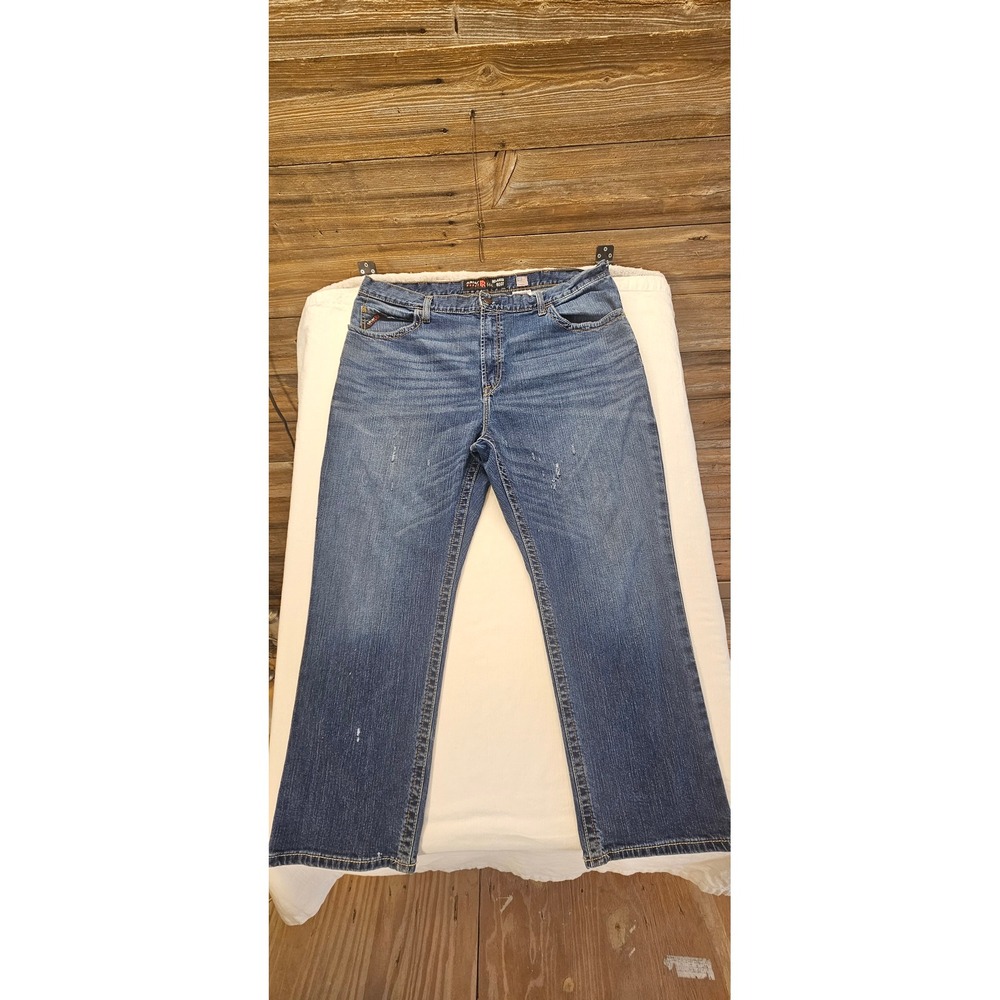 Ariat M4 Relaxed Boot Cut FR Jeans Mens 44x30 Blue Flame Resistant Denim Pants